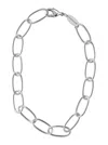 Federica Tosi Chain Necklace In Silver Brass Woman In Metallic