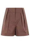 Federica Tosi Tailored Pleated Shorts With Belt Loops