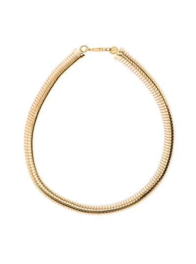 Federica Tosi Cleo' Necklace With Clasp Fastening In 18k Gold Plated Bronze In Not Applicable