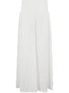 Federica Tosi Cotton Maxi Skirt In White