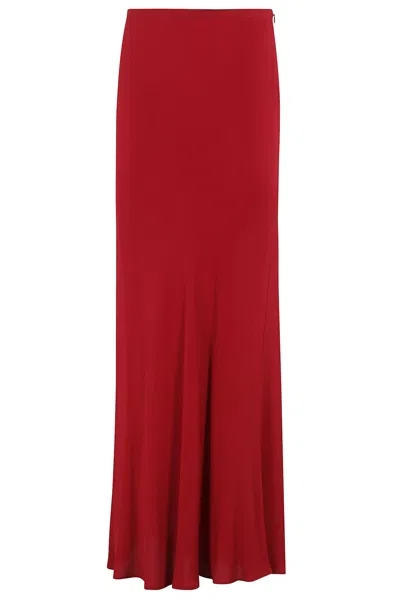 Federica Tosi Crepe De Chine In Red