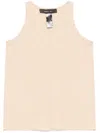 Federica Tosi Crepe De Chine Tank Top In Nude