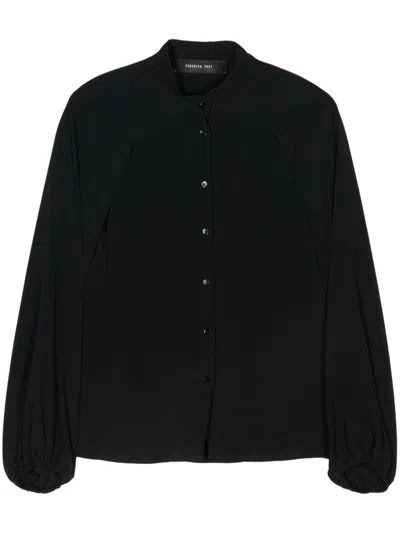 Federica Tosi Crepe Shirt In Black