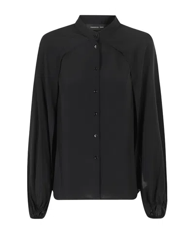 Federica Tosi Crepe Shirt In Black
