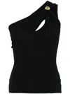 Federica Tosi Tank Top With Cut-out Detail In Black