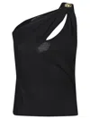 Federica Tosi Tank Top With Cut-out Detail In Nero