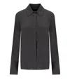 Federica Tosi Dark Grey Shirt In Black