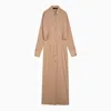 Federica Tosi Striped Viscose Blend Chemisier Dress