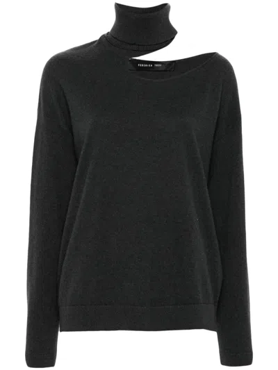 FEDERICA TOSI DETACHABLE-TURTLENECK SWEATER