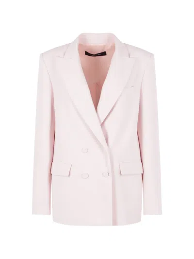 Federica Tosi Double-breasted Jacket In Pink