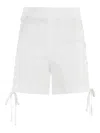 Federica Tosi Drawstring Detailing Shorts In White