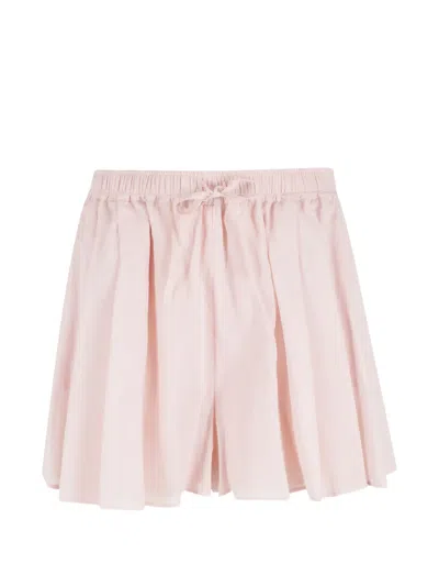 Federica Tosi Drawstring Shorts In Pink