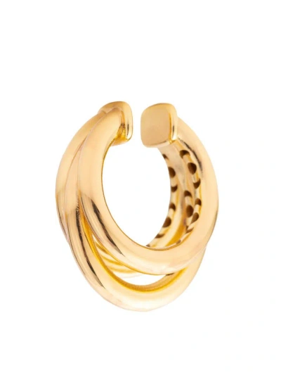 Federica Tosi Ear Cuff Ale Gold In Grey