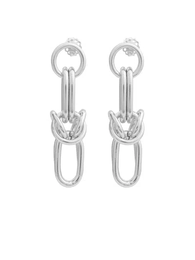 Federica Tosi Earring Cecile Silver In Metallic