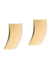 Federica Tosi Gold Emily Metallic Earrings In K