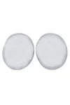Federica Tosi 'luna' Metallic Earings With Rear Butterfly Clasp Closure And Circular Design In Silver