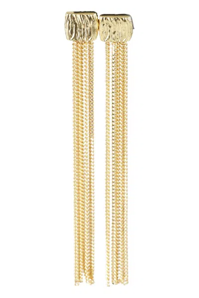 Federica Tosi Earring Long Daisy In Gold