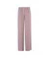 Federica Tosi Elastic Waist Casual Pants In Nude