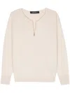 FEDERICA TOSI FEDERICA TOSI ELEGANT KNIT SWEATER WITH LUXURIOUS WOOL AND CASHMERE BLEND