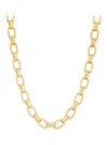 Federica Tosi 'emily' Metallic Necklace With Chain-link Design