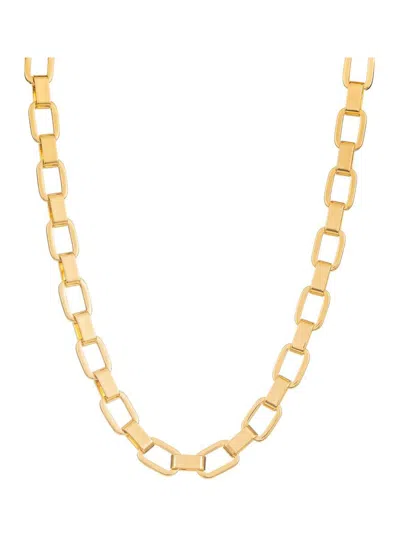 Federica Tosi 'emily' Metallic Necklace With Chain-link Design