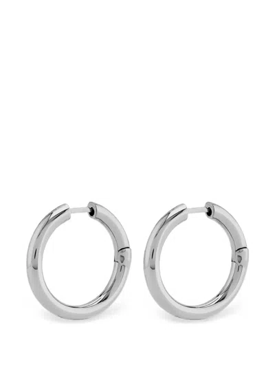 Federica Tosi Eva Hoop Earrings In Yellow