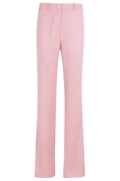 Federica Tosi Flared Blush Pink Trousers