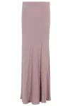 Federica Tosi Flared Hem Crepe De Chine Maxi Skirt