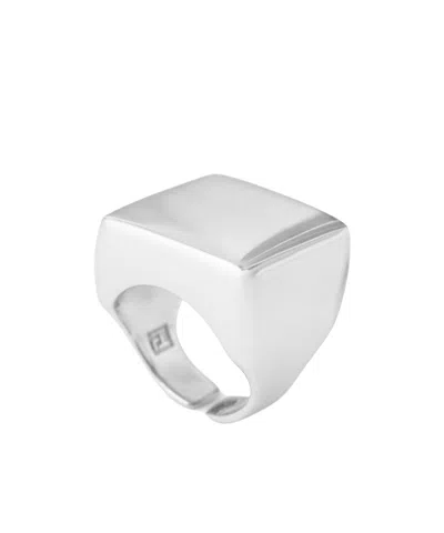 Federica Tosi Geometric Ring In White