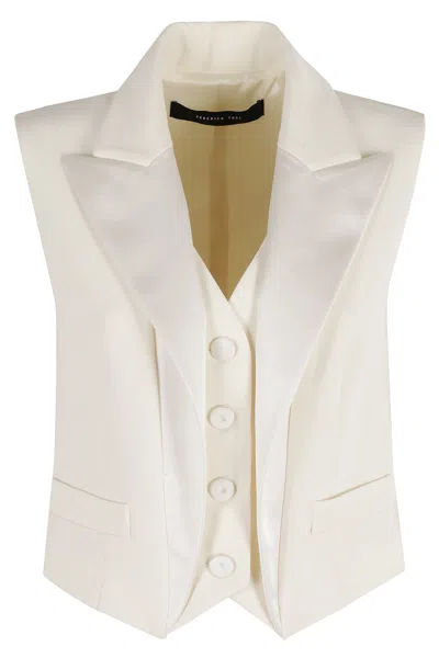 Federica Tosi Peak-lapel Waistcoat In White