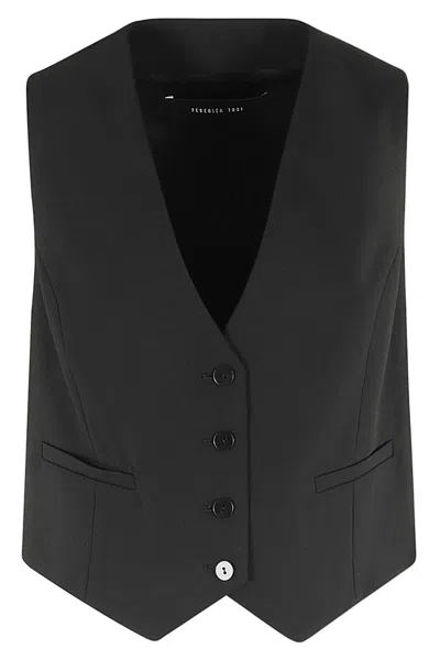 Federica Tosi Gilet In Nero