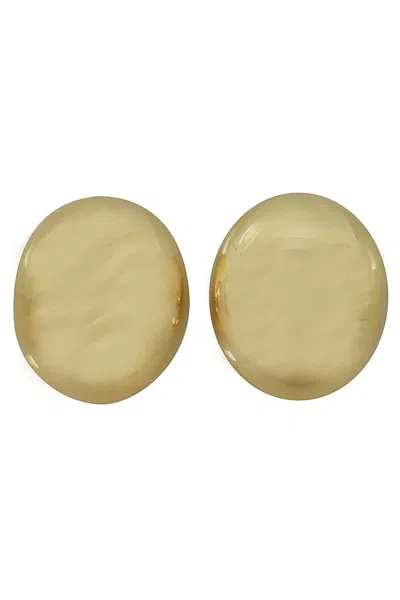 Federica Tosi Gold Isa 18k Gold Plated Brass Earrings