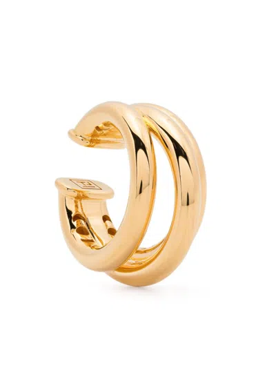 Federica Tosi Gold Plated Cuff Earrings