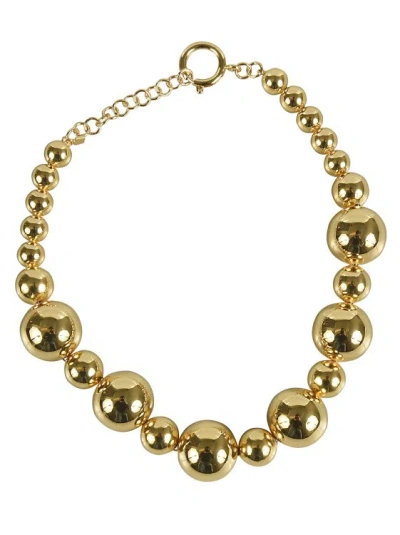 Federica Tosi Gradient-bead Necklace In Gold
