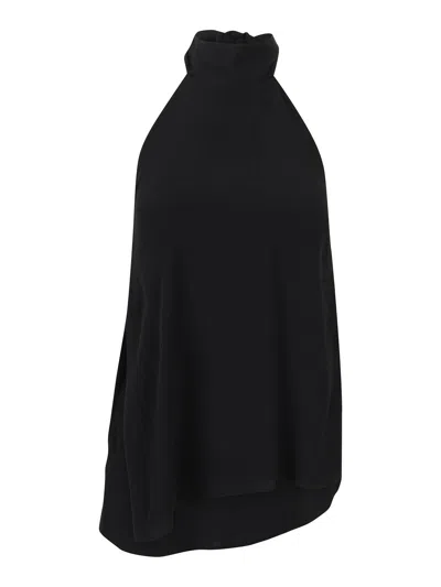 Federica Tosi Halter Neck Top In Blue