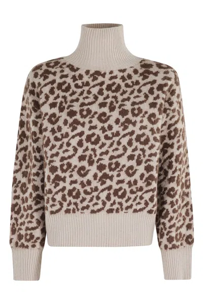 FEDERICA TOSI FEDERICA TOSI HIGH COLLAR SPOTTED SWEATER BY FEDERICA TOSI