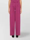 Federica Tosi High-waisted Peony Trousers In Pink