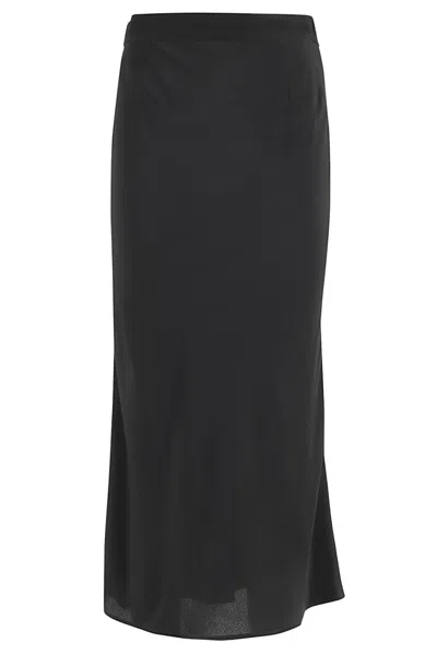Federica Tosi High-waisted Flared Skirt In Nero