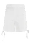 Federica Tosi Drawstring Detailing Shorts In White