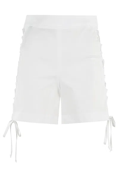 Federica Tosi Drawstring Detailing Shorts In White