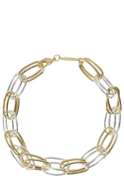 Federica Tosi Interlinked Gold And Silver-toned Necklace