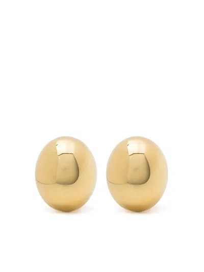 Federica Tosi Isa Clip-on Earrings In Gold And Bronze