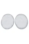 Federica Tosi 'luna' Metallic Earings With Rear Butterfly Clasp Closure And Circular Design In Silver