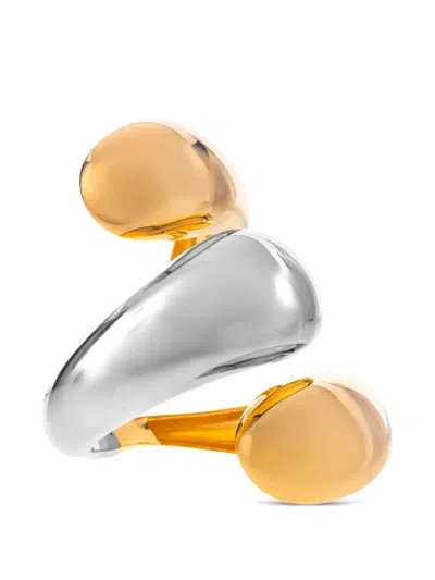 Federica Tosi Isa Two-tone Rigid Bracelet In Multi