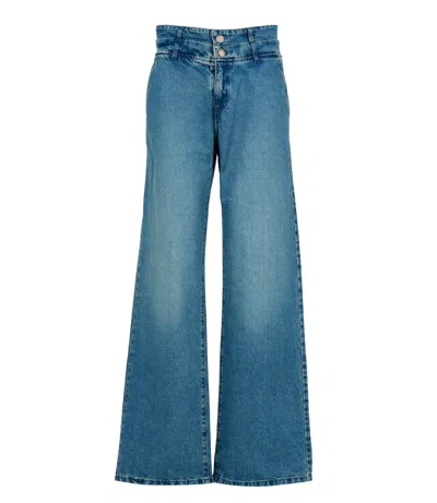 Federica Tosi Jeans Medium Denim In Blue