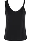 Federica Tosi Sleeveless Vest In Black