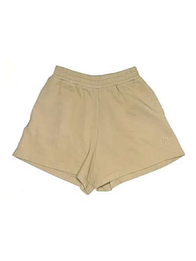 Pre-owned Federica Tosi Khaki Shorts In Brown