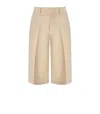 Federica Tosi Knee-length Bermuda Shorts In Brown