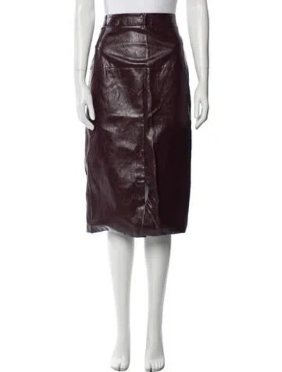 Pre-owned Federica Tosi Knee-length Skirt In Burgundy