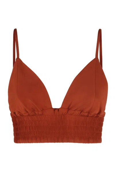 FEDERICA TOSI KNITTED CROP TOP
